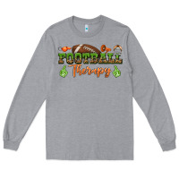 Heather Grey football therapy Long Sleeve Tee - BundleAndBundleShop