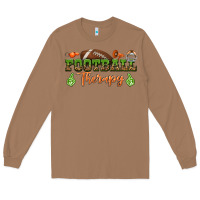 Toasted Coconut football therapy Long Sleeve Tee - BundleAndBundleShop