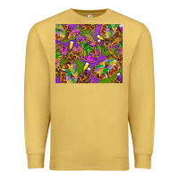 Antique Gold Mardi Gras with crabs tumbler Premium Sweatshirt - HowdyJamesFarm