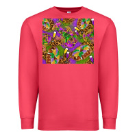 Cardinal Mardi Gras with crabs tumbler Premium Sweatshirt - HowdyJamesFarm