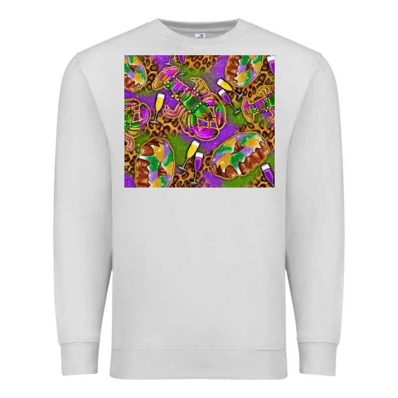 Mardi Gras With Crabs Tumbler Premium Sweatshirt by HowdyJamesFarm | Teevron
