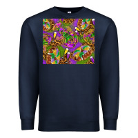 Navy Mardi Gras with crabs tumbler Premium Sweatshirt - HowdyJamesFarm