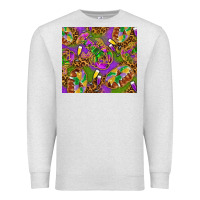 Oatmeal Heather Mardi Gras with crabs tumbler Premium Sweatshirt - HowdyJamesFarm