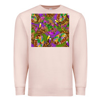 Pale Pink Mardi Gras with crabs tumbler Premium Sweatshirt - HowdyJamesFarm
