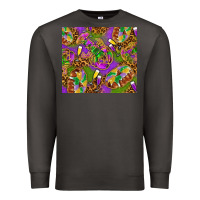 Smoke Mardi Gras with crabs tumbler Premium Sweatshirt - HowdyJamesFarm