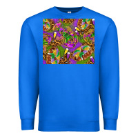 True Royal Mardi Gras with crabs tumbler Premium Sweatshirt - HowdyJamesFarm