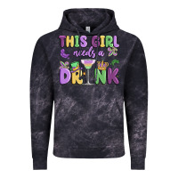 Cloud Black this girl needs a drink Vintage Hoodie - MaliasSmallBusiness