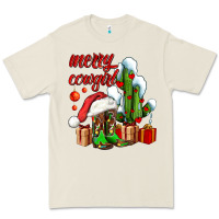 Bone merry cowgirl  boots and cactus with gifts Premium Tee - AdoDesignShop