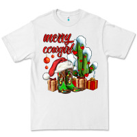 Merry Cowgirl  Boots And Cactus With Gifts Premium Tee | Teevron