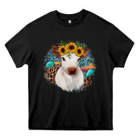 Black western calf Heavy Core Tee - JahusDesignShop