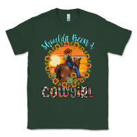 Sports Green shoulda been a cowgirl Classic Tee - MaliasSmallBusiness