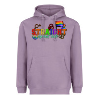 Lavender Straight agains hate Heavyweight Hoodie - CowGirlArtShop