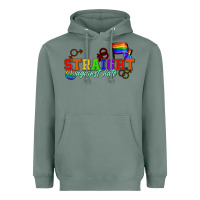Sage Straight agains hate Heavyweight Hoodie - CowGirlArtShop