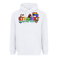 White Straight agains hate Heavyweight Hoodie - CowGirlArtShop