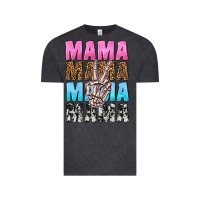 Vintage Black mama skeleton peace leopard pattern Vintage Tee - NancyCooperArtShop