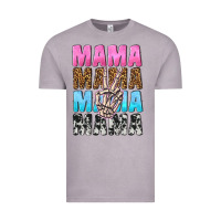 Vintage Zinc mama skeleton peace leopard pattern Vintage Tee - NancyCooperArtShop
