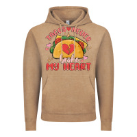 Vintage Coffee tacos never broke my heart Vintage Hoodie - MaliasSmallBusiness