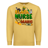 Antique Gold Black Nurse magic Premium Sweatshirt - HowdyJamesFarm