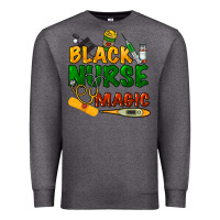 Charcoal Heather Black Nurse magic Premium Sweatshirt - HowdyJamesFarm