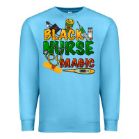 Ocean Blue Black Nurse magic Premium Sweatshirt - HowdyJamesFarm