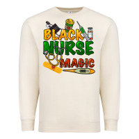 Sandshell Black Nurse magic Premium Sweatshirt - HowdyJamesFarm