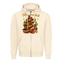 Christmas Feliz Navidad Zipper Hoodie | Teevron