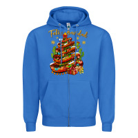 True Royal Christmas Feliz Navidad Zipper Hoodie - NancyCooperArtShop