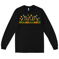 Black american football dad libbey glass Long Sleeve Tee - BundleAndBundleShop