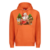 Carrot christmas santa coffee cups Premium Hoodie - CowGirlArtShop