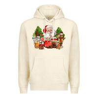 Sandshell christmas santa coffee cups Premium Hoodie - CowGirlArtShop