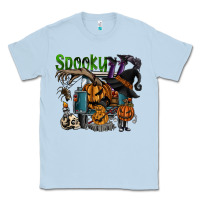 Dusty Blue spooky Classic Tee - SublimationCraftShop