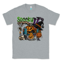 Heather Grey spooky Classic Tee - SublimationCraftShop