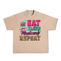 Burro eat sleep manicure repeat Urban Heavy Tee - NancyCooperArtShop