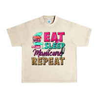 Eat Sleep Manicure Repeat Urban Heavy Tee | Teevron
