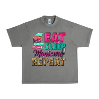 Tornado eat sleep manicure repeat Urban Heavy Tee - NancyCooperArtShop