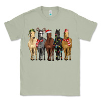 Matcha horses with christmas Classic Tee - MaliasSmallBusiness