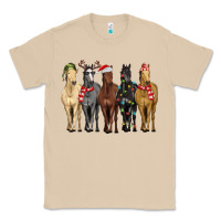 Mushroom horses with christmas Classic Tee - MaliasSmallBusiness