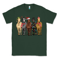 Sports Green horses with christmas Classic Tee - MaliasSmallBusiness