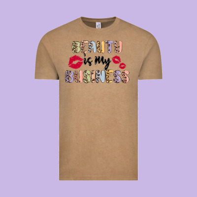 Beauty Is My Business Vintage Tee Designed By Maliassmallbusiness