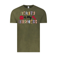 Vintage Olive beauty is my business Vintage Tee - MaliasSmallBusiness