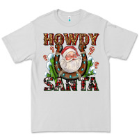Dove Grey howdy santa Premium Tee - AdoDesignShop