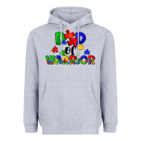 Heather Grey Dad of warrior Heavyweight Hoodie - CowGirlArtShop