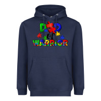 Navy Dad of warrior Heavyweight Hoodie - CowGirlArtShop