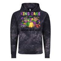 Cloud Black king cake calories don't count Vintage Hoodie - MaliasSmallBusiness