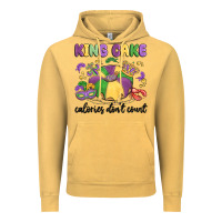 Vintage Mustard king cake calories don't count Vintage Hoodie - MaliasSmallBusiness