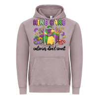 Vintage Zinc king cake calories don't count Vintage Hoodie - MaliasSmallBusiness