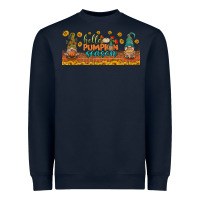 Navy hello pumpkin season libbey glass Heavyweight Sweatshirt - BundleAndBundleShop