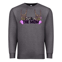 Charcoal Heather Rockin' the Mom Premium Sweatshirt - CowGirlArtShop