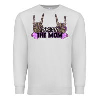 Dove Grey Rockin' the Mom Premium Sweatshirt - CowGirlArtShop