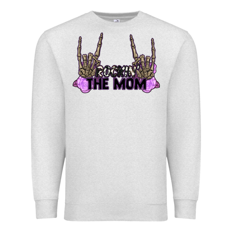 Rockin' The Mom Premium Sweatshirt by CowGirlArtShop | Teevron